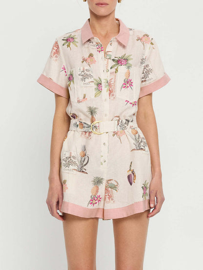 Cole Romper - Pink