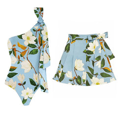Malibu Mist Swimsuit Set  - Blue