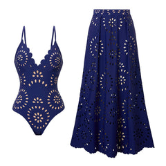 Vyxen Swimsuit Set - Blue