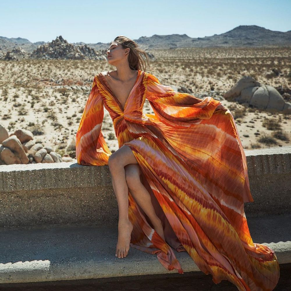 Coral Ember Swimsuit Set - Orange