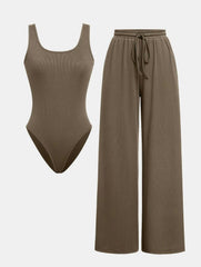 Shira Co-Ord Set - Brown