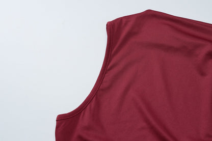 Vermilion Top - Maroon