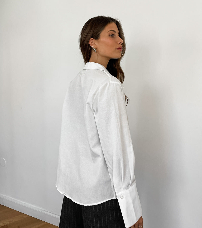 Siren Tie-Up Top - White