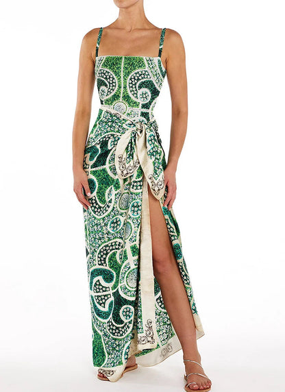 Seafoam Swimsuit Set - Green