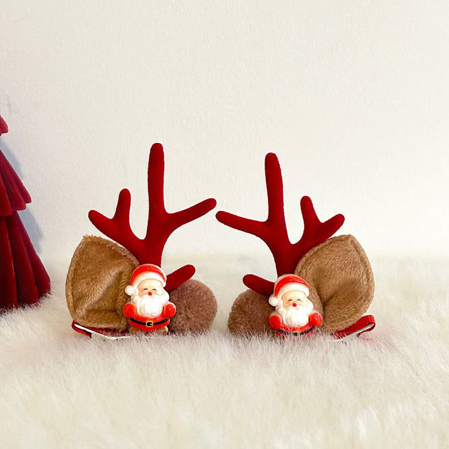Cute Antler Ears Headband Christmas Hair Accessory