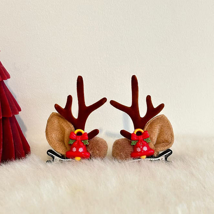 Cute Antler Ears Headband Christmas Hair Accessory
