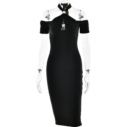 Mella Midi Dress - Black