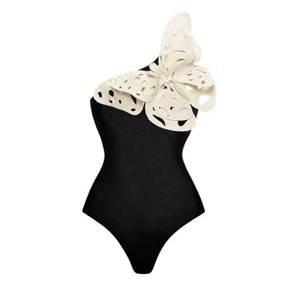 Butterfly Swimsuit  - Black