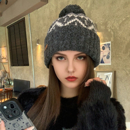 Chunky Crochet Bobble Christmas Hat