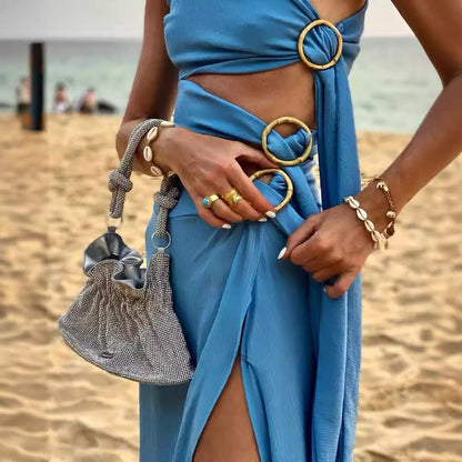 Strap Irregular Asymmetric Sleeveless