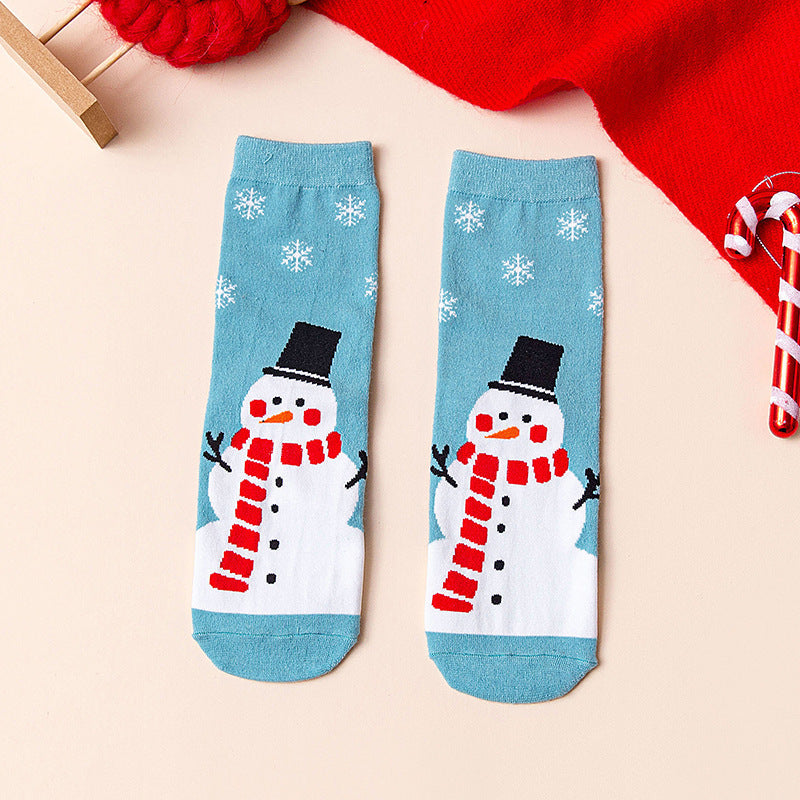 Mid Calf Casual Christmas Socks
