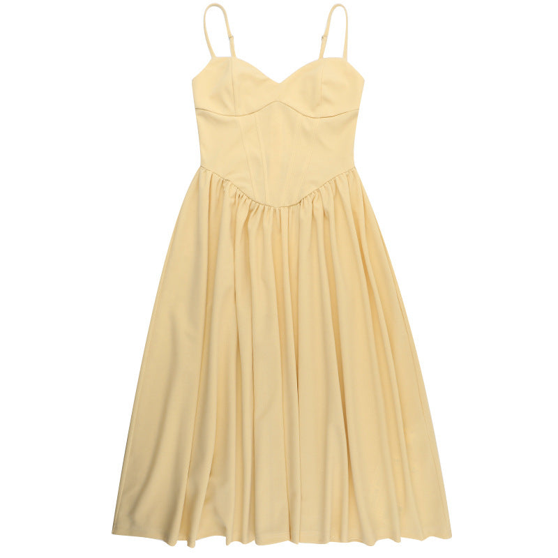 Sampson Midi Dress - Yellow