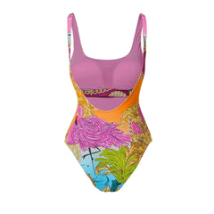 Solar Flare Swimsuit - Orange