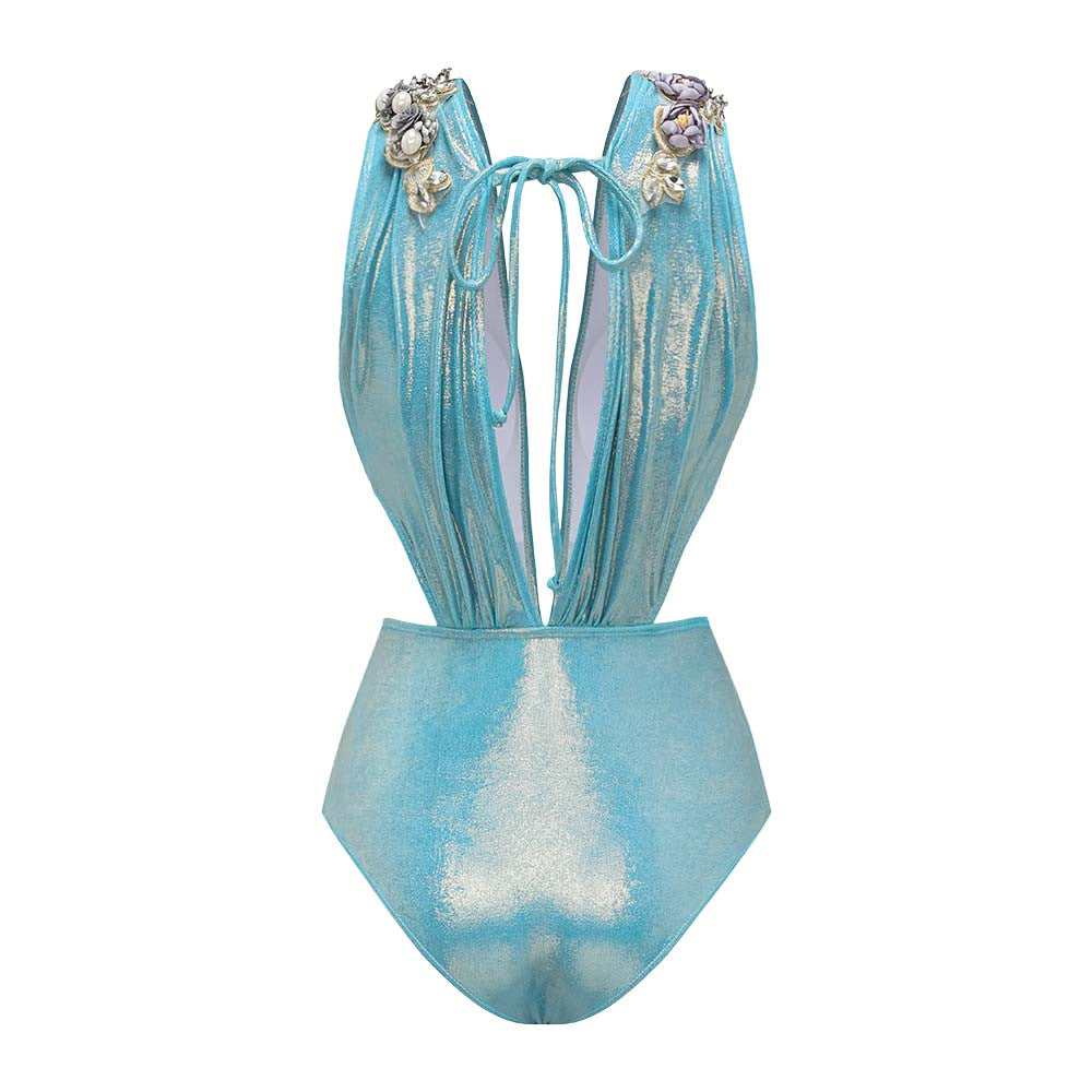 Coastal Chic Swimsuit  - Blue