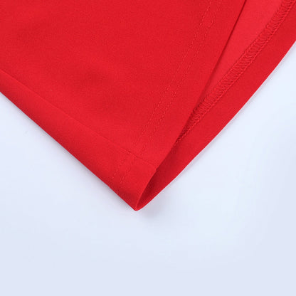 Carnes Midi Dress - Red