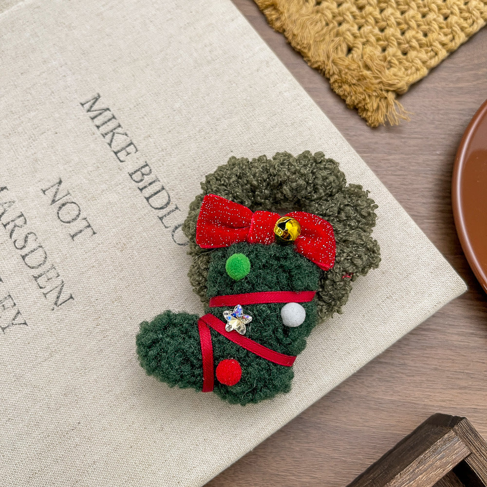 Christmas Cute Cartoon Plush Hair Accessory