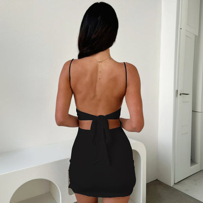 Pure Suspenders Dress Slim Slimming