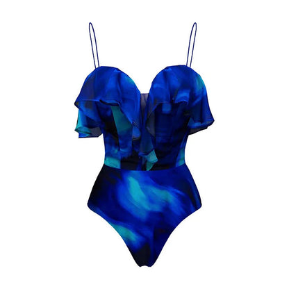 Cobalt Curve Swimsuit Set - Blue