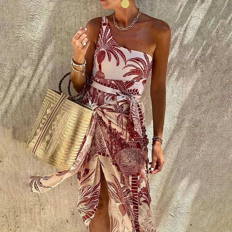 Scarlet Swimsuit Set - Red