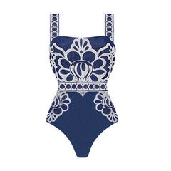 Monaco Blue Swimsuit  - Blue