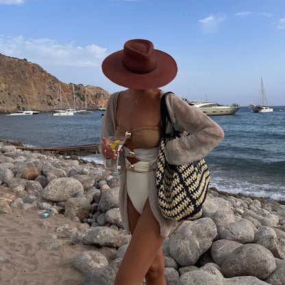 Barbados Calling Swimsuit - Brown