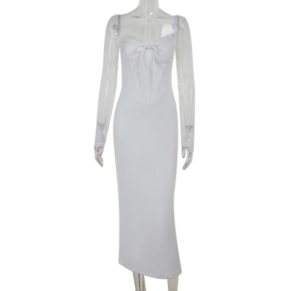 Type Hip Lace Long Sleeve Slim