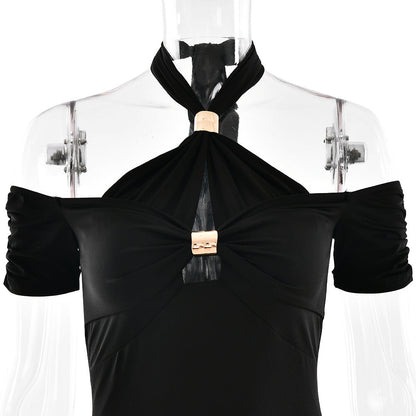 Mella Midi Dress - Black