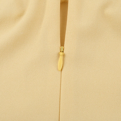 Sampson Midi Dress - Yellow