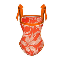 Tangerine Swimsuit  - Orange
