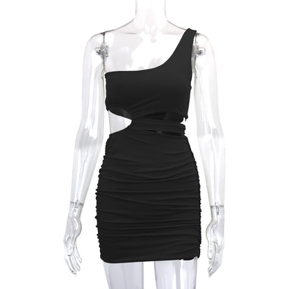 Narcissa Mini Dress - Black