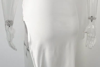 Azrim Maxi Dress - White