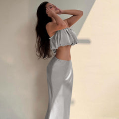 Jordyn Co-ord Set - Silver