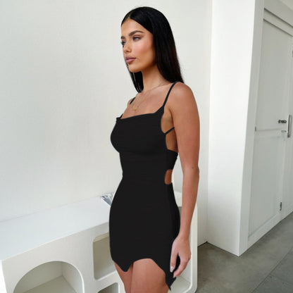 Pure Suspenders Dress Slim Slimming