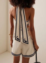 Ivory Tide Bikini Shorts Set - White