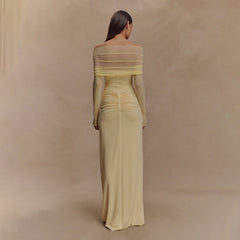 Siela Maxi Dress - Yellow