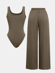 Shira Co-Ord Set - Brown