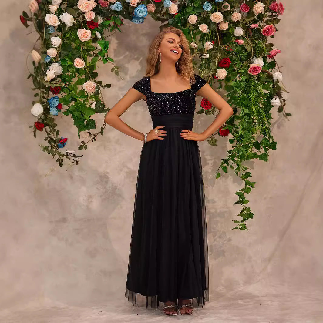 Lace Dress Bridesmaid Evening Dress