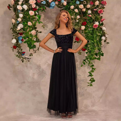 Lace Dress Bridesmaid Evening Dress