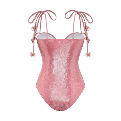Coastal Chic Swimsuit Set - Pink