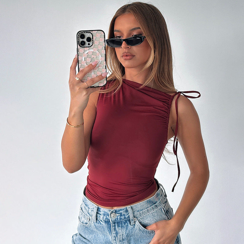 Vermilion Top - Maroon