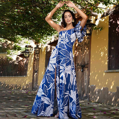 Blue Shores Swimsuit Set - Blue