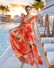 Citrine Swimsuit Set - Orange