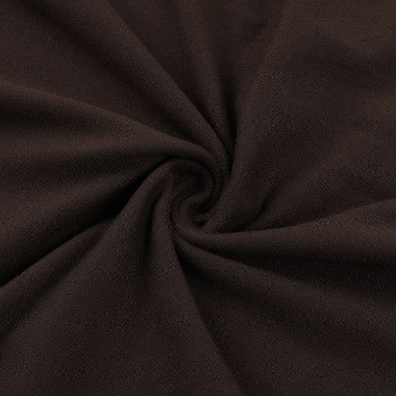 Dahlia Off-Shoulder Dress - Brown