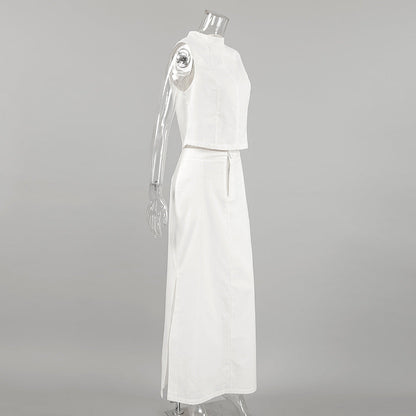 Garner Co-Ord Set - White