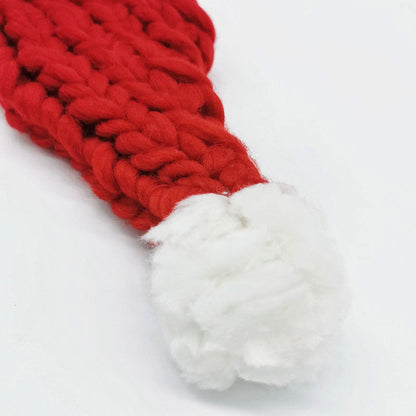 Hand Knit Santa Claus Christmas Hat