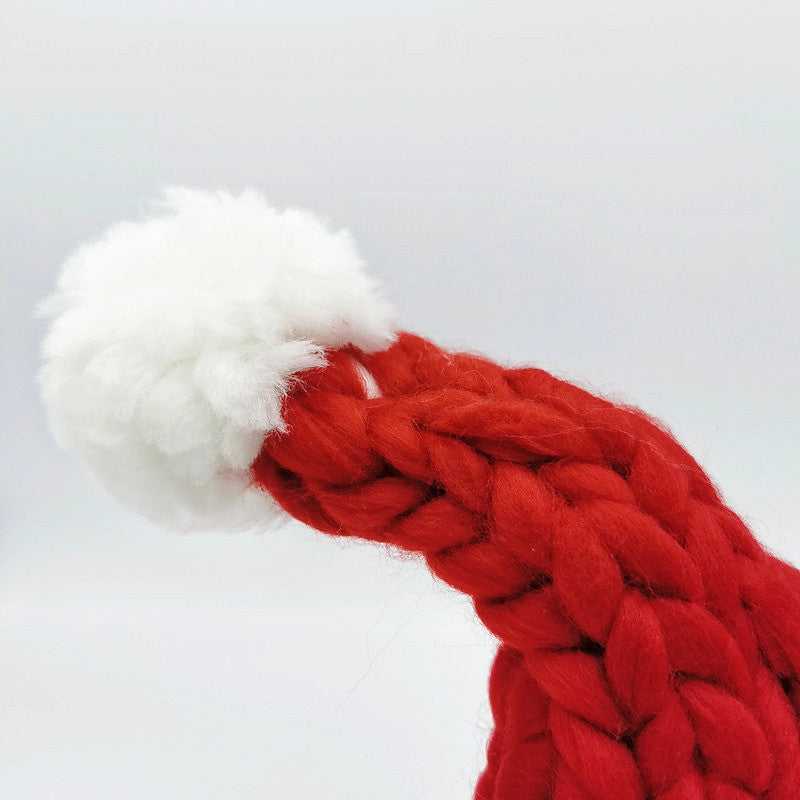 Hand Knit Santa Claus Christmas Hat