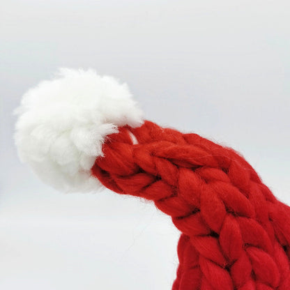 Hand Knit Santa Claus Christmas Hat