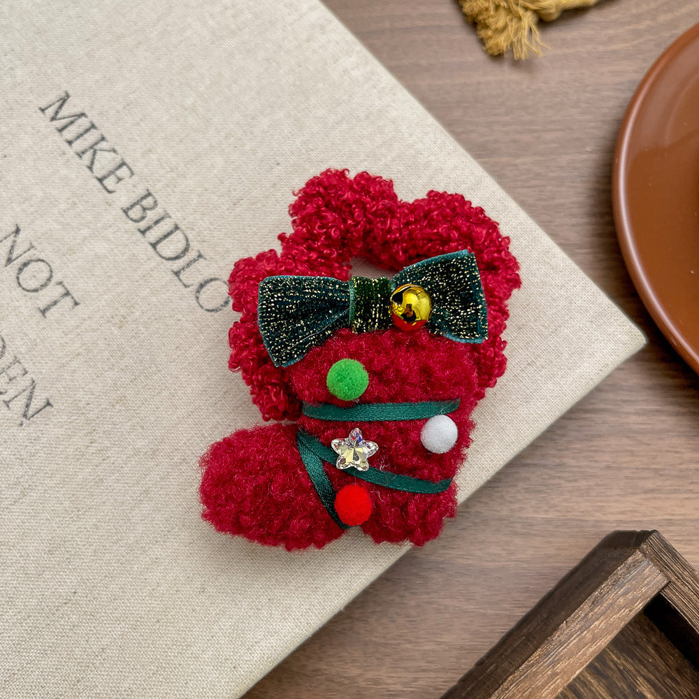 Christmas Cute Cartoon Plush Hair Accessory