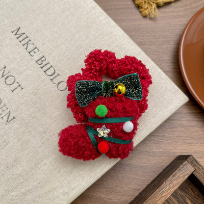 Christmas Cute Cartoon Plush Hair Accessory
