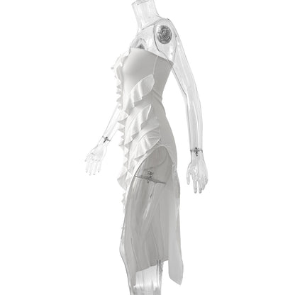 Azrim Maxi Dress - White